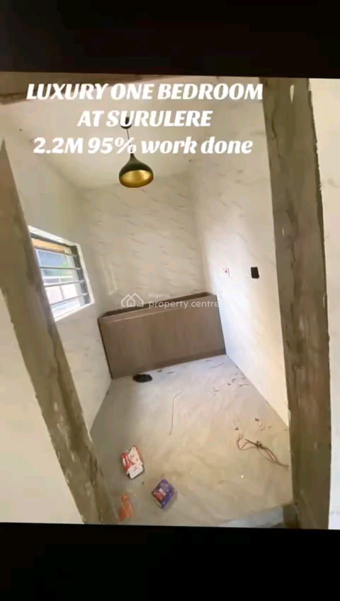 Luxury, 1-bedroom Apartment Features a Pop Finish, Chandelier Light, Kilo, Surulere, Lagos, Mini Flat (room and Parlour) for Rent