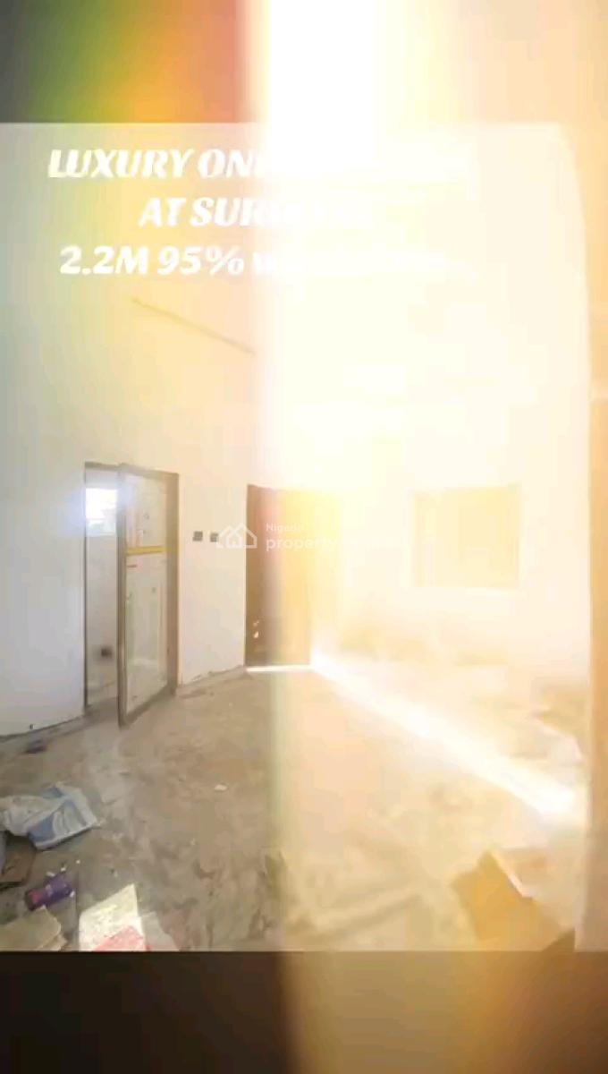 Luxury, 1-bedroom Apartment Features a Pop Finish, Chandelier Light, Kilo, Surulere, Lagos, Mini Flat (room and Parlour) for Rent