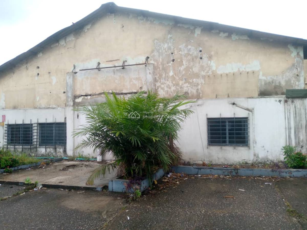 a Corner Piece 2 Bay Warehouse with Other Ancillary Structures, Industrial Avenue, Ilupeju, Lagos, Warehouse for Rent