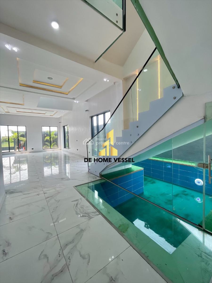 Marvelously Carved Luxury 5 Bedroom Detached Duplex with Home Elevator, Osapa, Lekki, Lagos, Detached Duplex for Sale