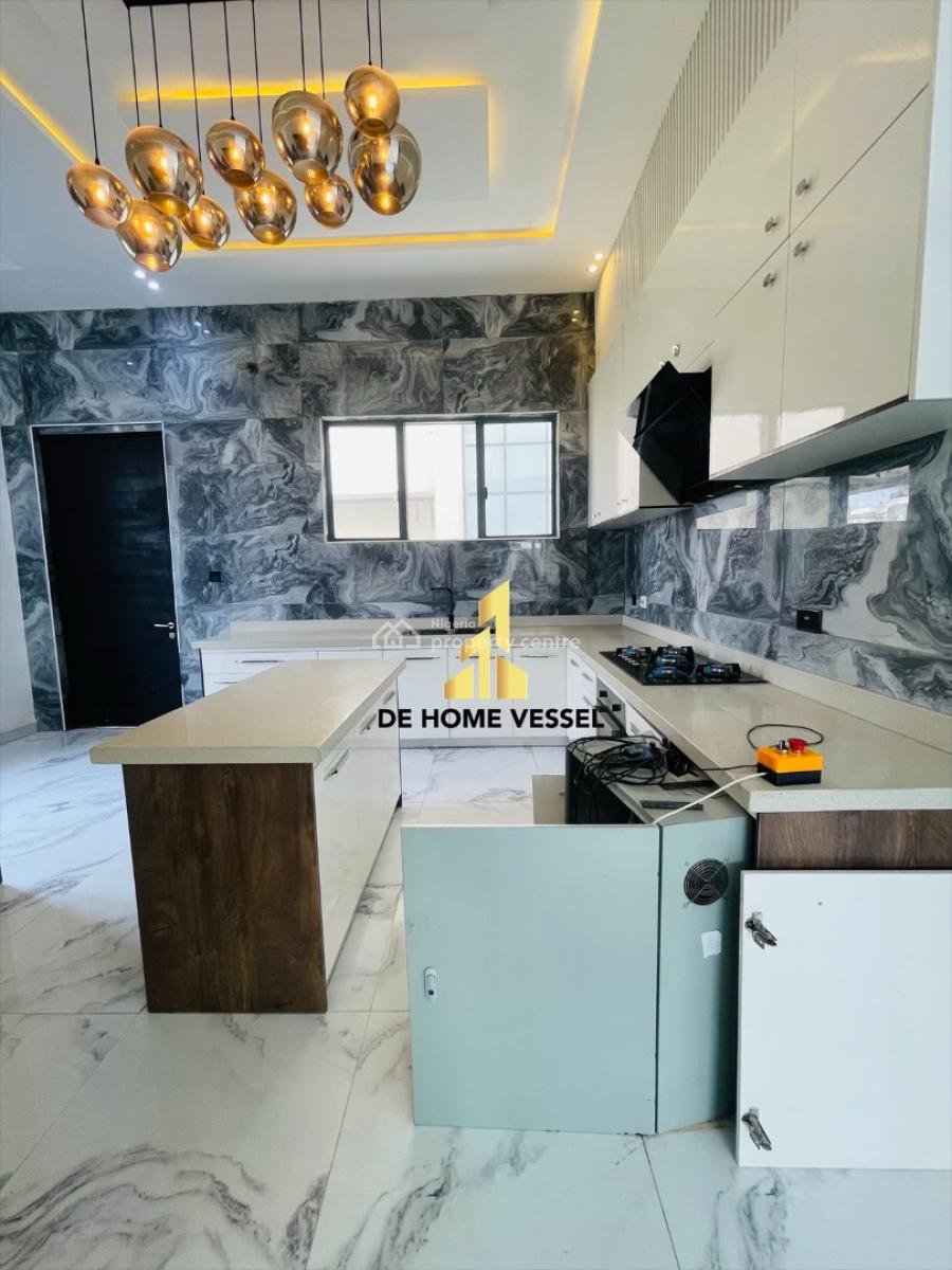 Marvelously Carved Luxury 5 Bedroom Detached Duplex with Home Elevator, Osapa, Lekki, Lagos, Detached Duplex for Sale