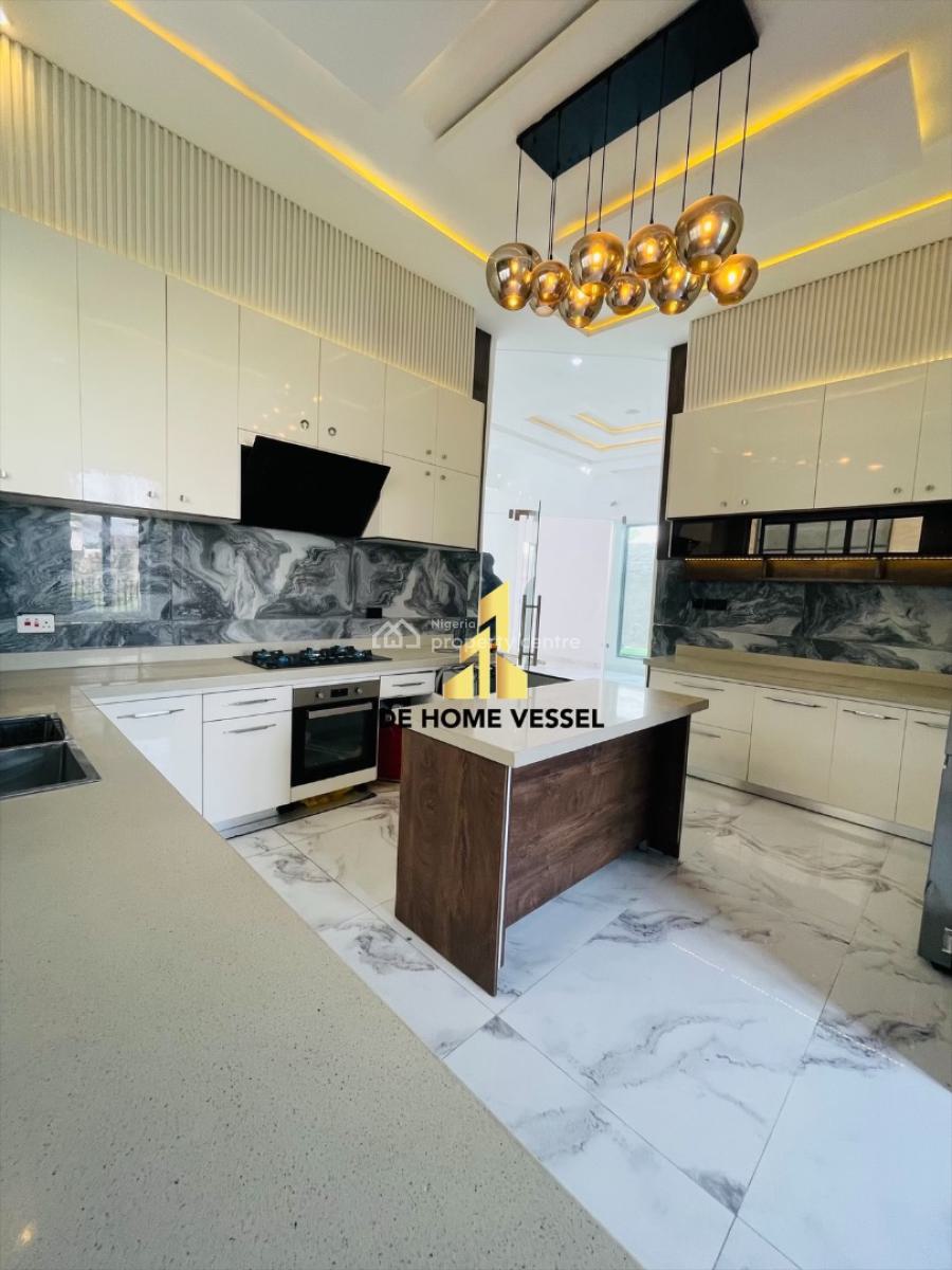 Marvelously Carved Luxury 5 Bedroom Detached Duplex with Home Elevator, Osapa, Lekki, Lagos, Detached Duplex for Sale