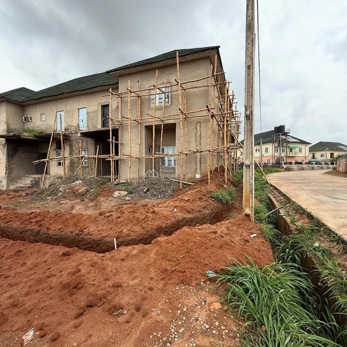 Semi Finished 4 Bedroom Semi Detached Duplex, Lugbe District, Abuja, Semi-detached Duplex for Sale