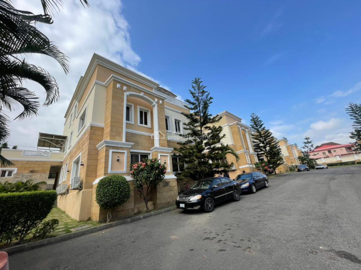 Luxurious 3 Bedroom Semidetached Serviced Duplex, Bq, Pool, and Playground, Maitama District, Abuja, Semi-detached Duplex for Rent