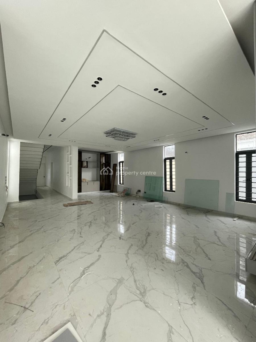 Exquisite 5 Bedroom Fully Detached Duplex with Ante Room and Bq, Chevron, Lekki, Lagos, House for Sale