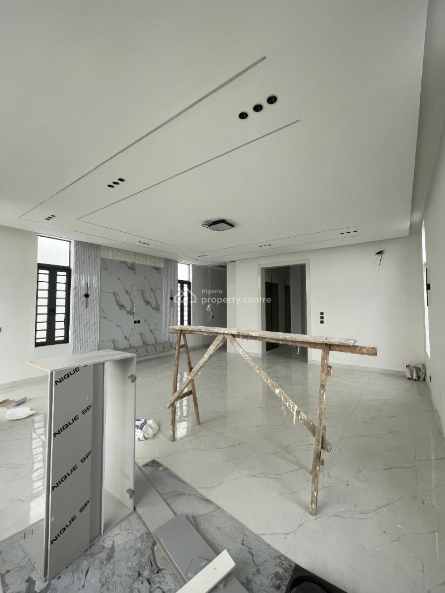 Exquisite 5 Bedroom Fully Detached Duplex with Ante Room and Bq, Chevron, Lekki, Lagos, House for Sale