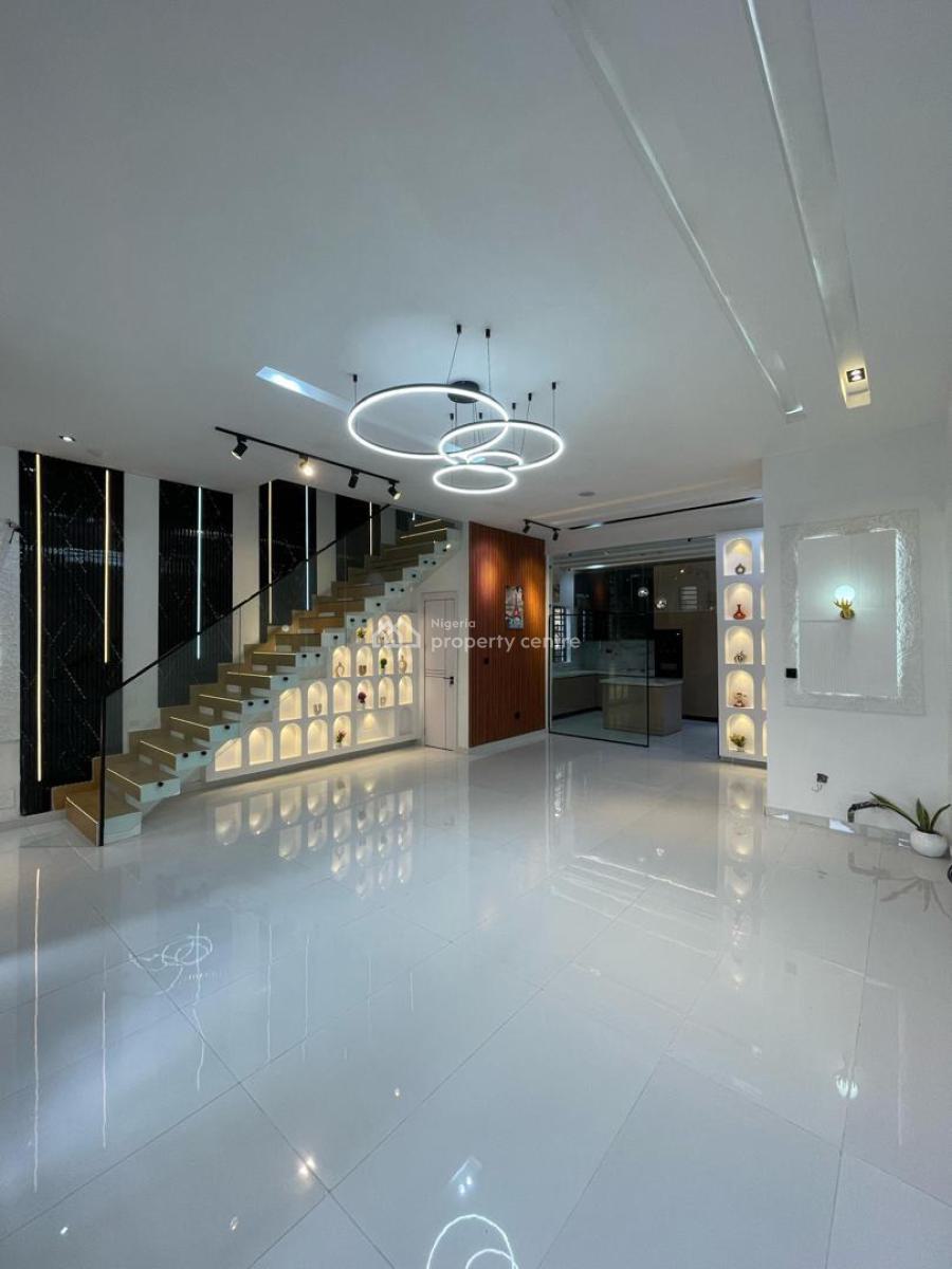 Amazing 4 Bedroom Duplex with a Bq,pool, and Water Fountain, Chevron Toll Gate, Lekki, Lagos, House for Sale
