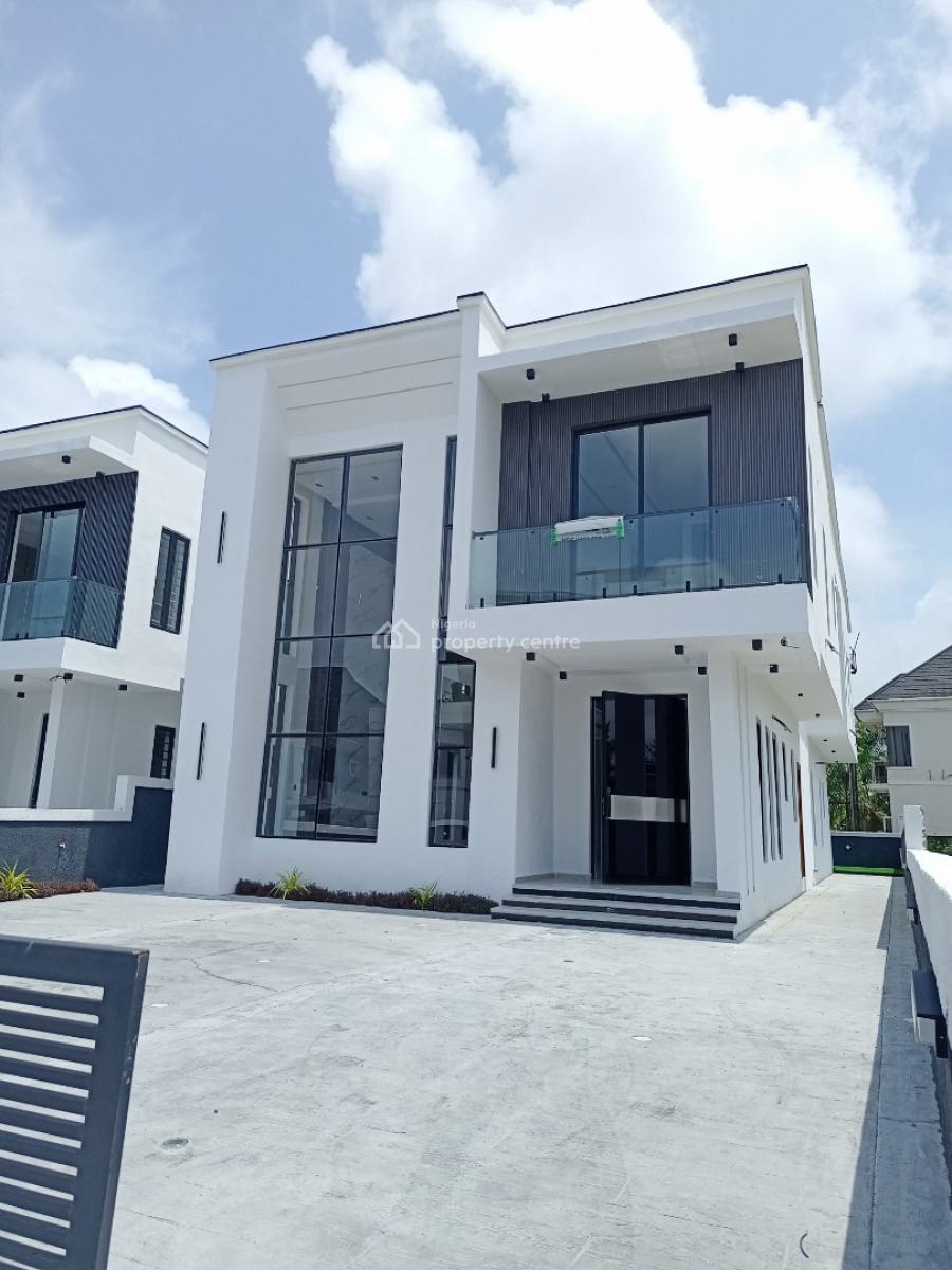 Exquisitely Built and Contemporary Finished 5 Bedroom Detached House, Lekky County Homes Megamound Estate, Lekki Phase 2, Lekki, Lagos, Detached Duplex for Sale