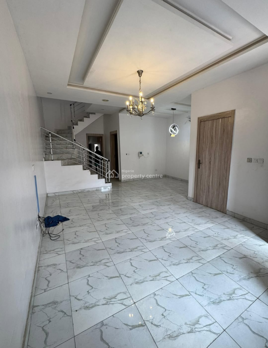 Self Service 4 Bedroom Semi Detached Duplex with Bq, Off Chevron Drive Lekki By Bis, Lekki, Lagos, Semi-detached Duplex for Rent