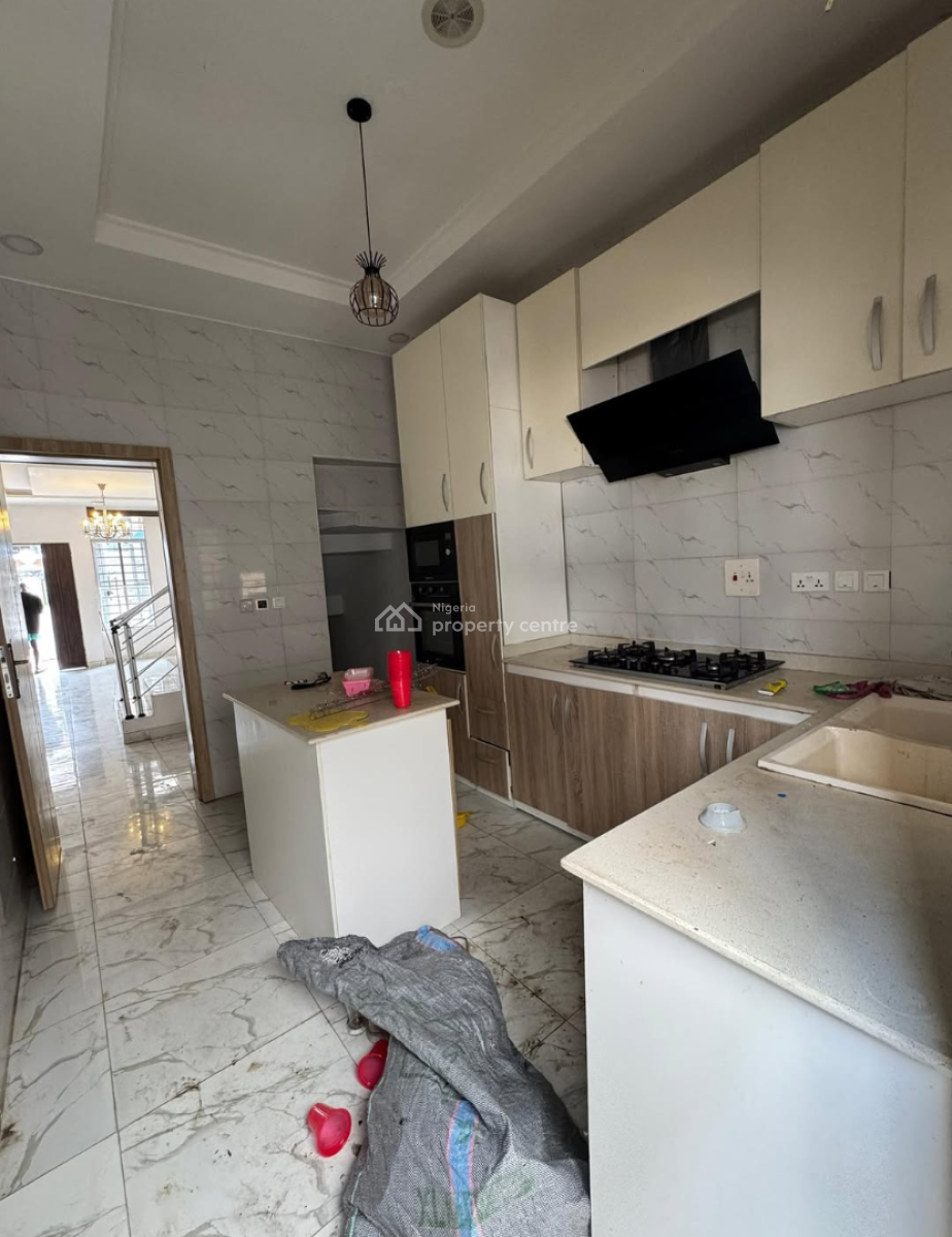 Self Service 4 Bedroom Semi Detached Duplex with Bq, Off Chevron Drive Lekki By Bis, Lekki, Lagos, Semi-detached Duplex for Rent