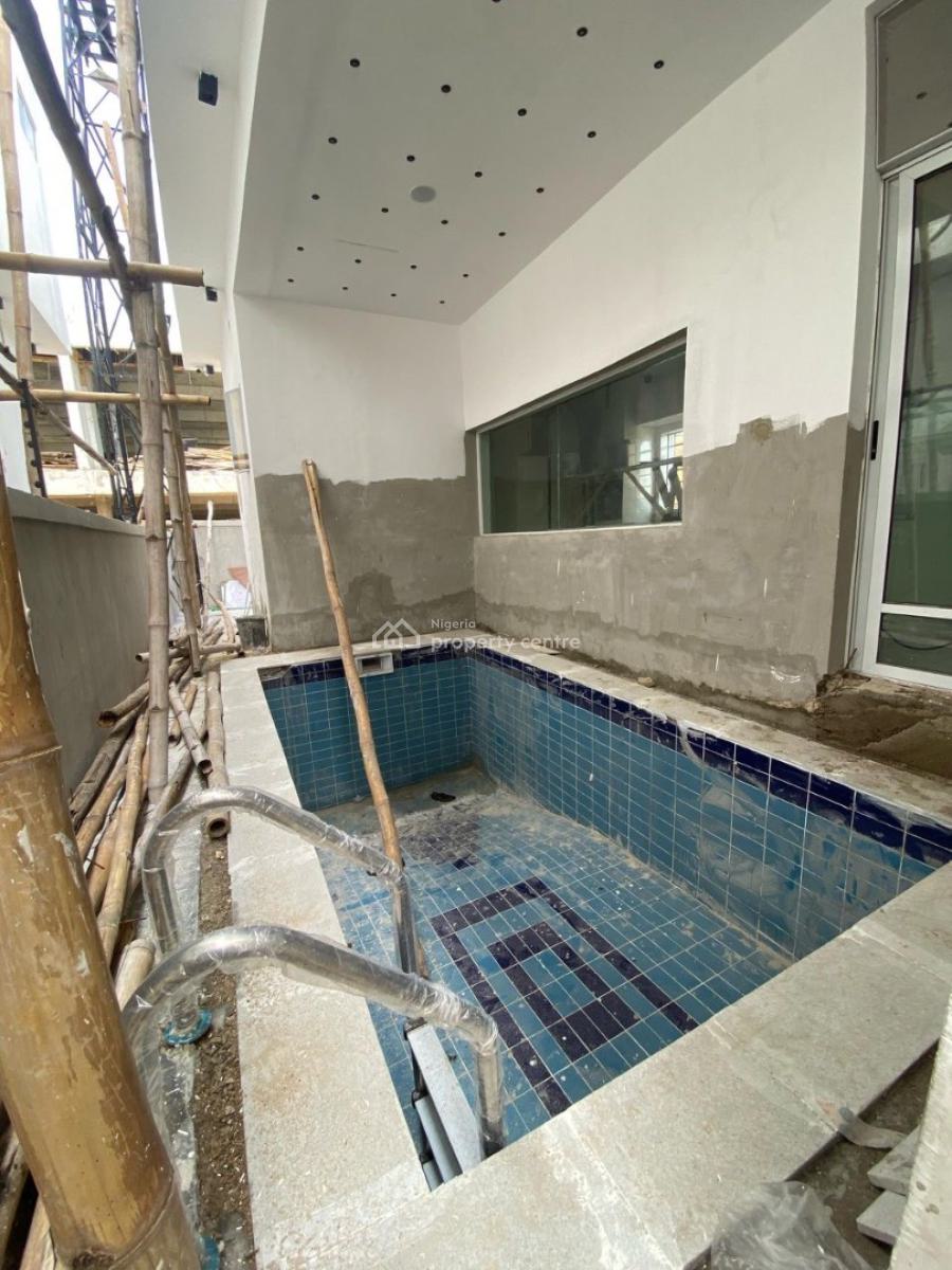 Newly Built 5 Bedroom Fully Detached  Duplex with Pool and Bq, Ologolo, Lekki, Lagos, Detached Duplex for Sale