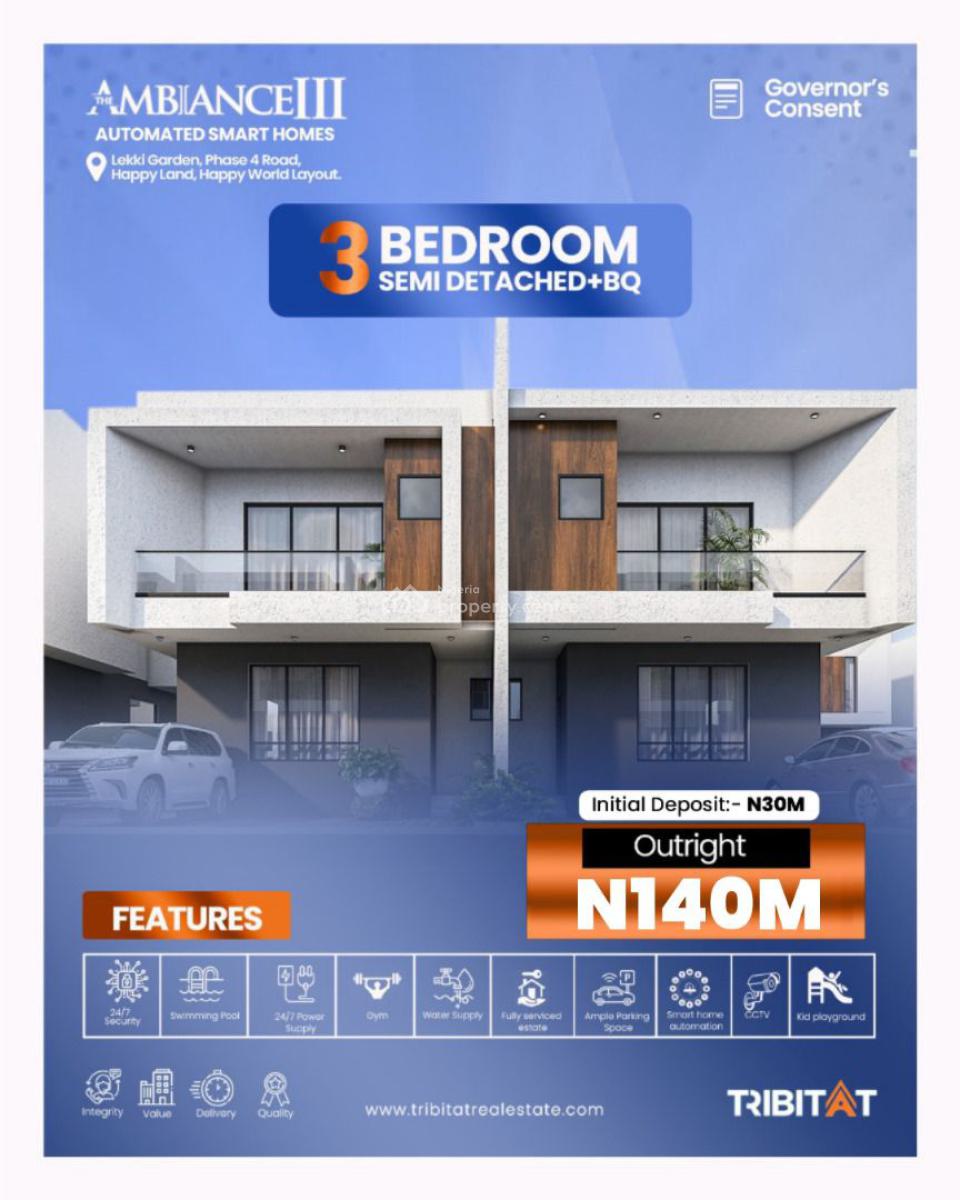 2 Bedroom Terrace Duplex with Bq, Abraham Adesanya, Ajiwe, Ajah, Lagos, Terraced Duplex for Sale
