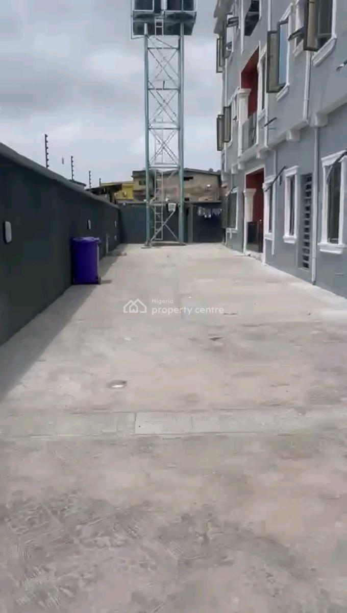 Newly Built and Spacious 2 Bedroom Flat, with Pop, Screeded, All Rooms, Off Akinola Street Close to Gbagada Phase 2, Gbagada, Lagos, Flat / Apartment for Rent