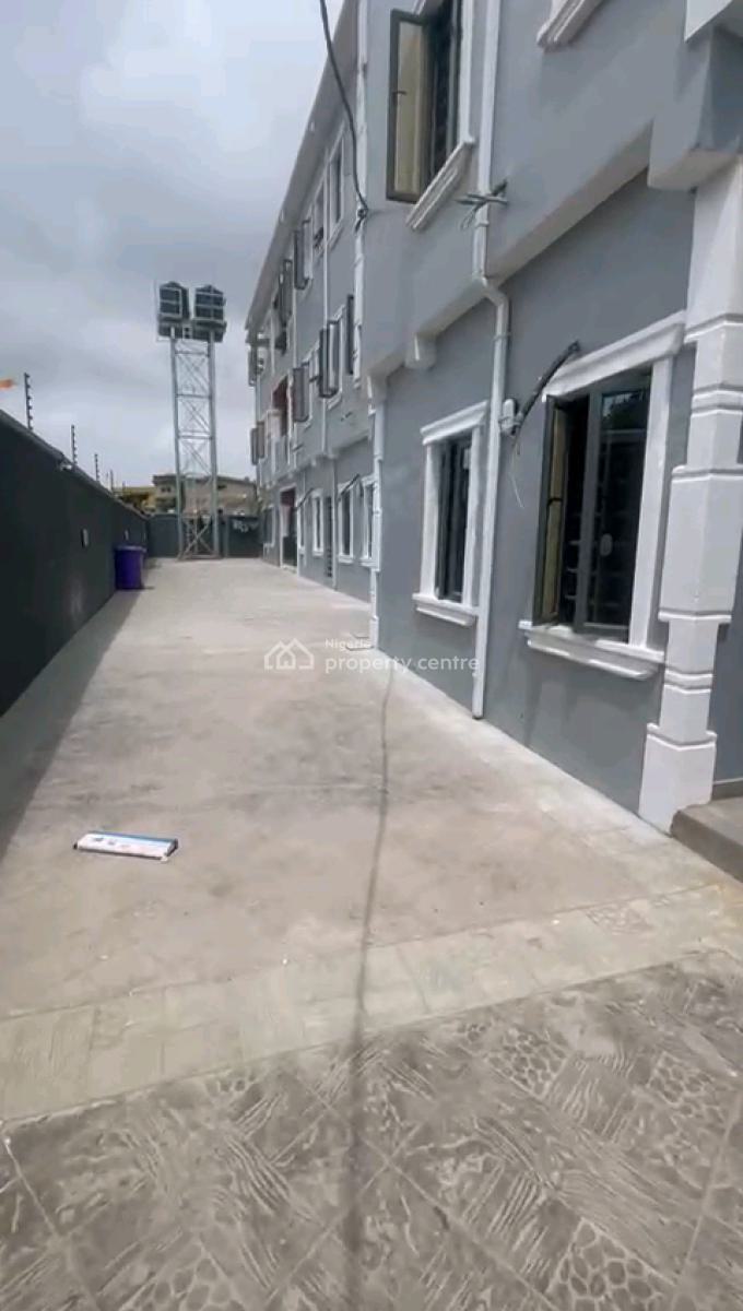 Newly Built and Spacious 2 Bedroom Flat, with Pop, Screeded, All Rooms, Off Akinola Street Close to Gbagada Phase 2, Gbagada, Lagos, Flat / Apartment for Rent