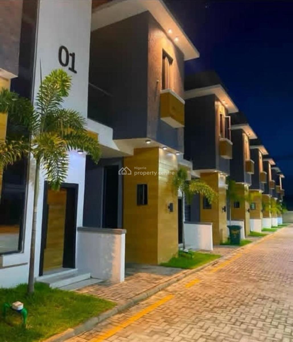 Newly Built 3 Bedroom Terrace Duplex with Bq, Lekki Palm City, Ajah, Lagos, Terraced Duplex for Sale
