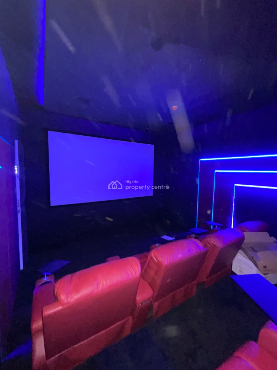 Luxurious and Spacious 6bed Mansion, with Cinema, Swimming Pool, Gym, Pinnock, Osapa, Lekki, Lagos, Detached Duplex for Sale