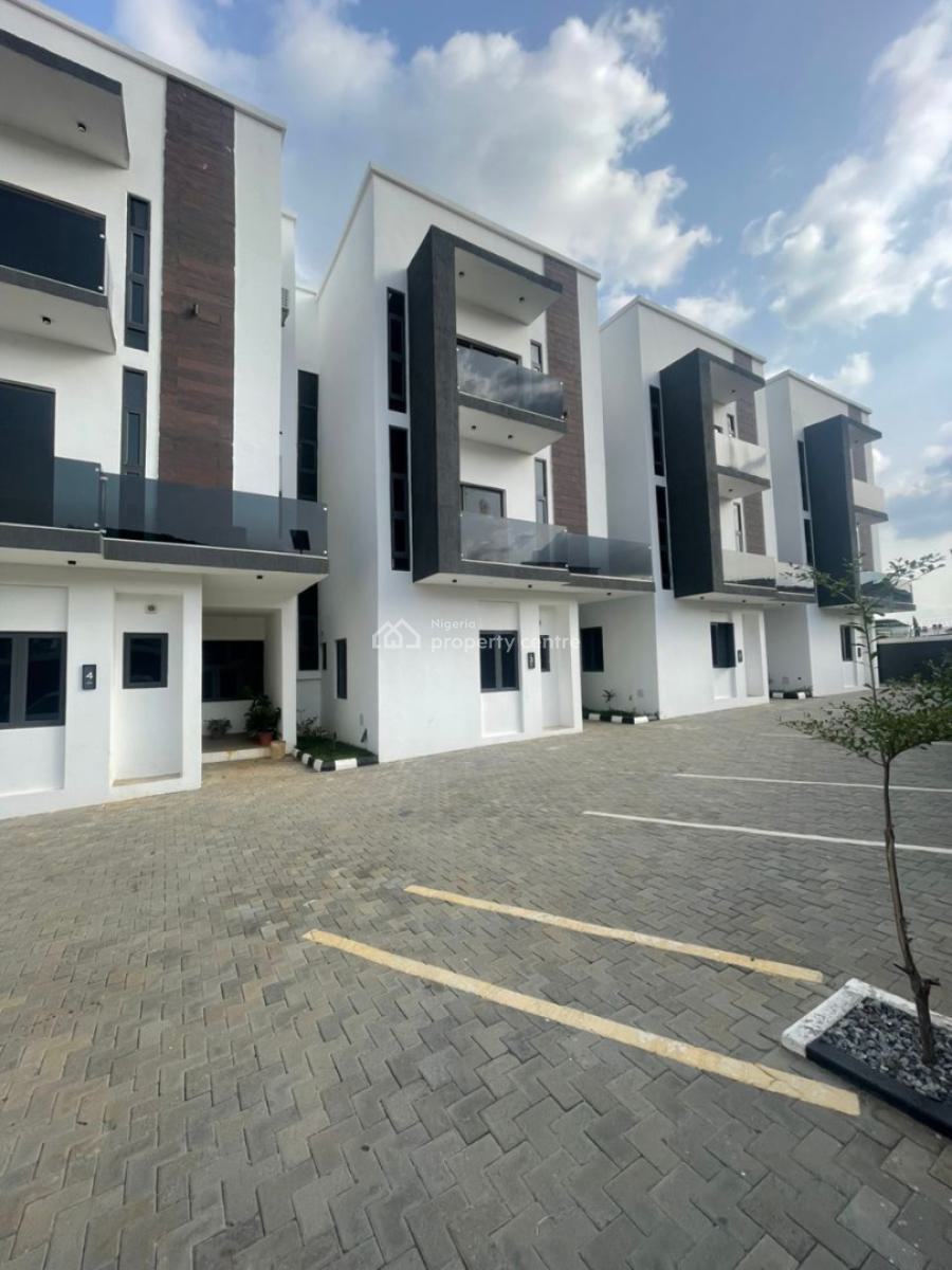 a Brand New Serviced 4bedroom Terrace Duplex + 1bq, Diplomatic Zone, Katampe Extension, Katampe, Abuja, Terraced Duplex for Rent