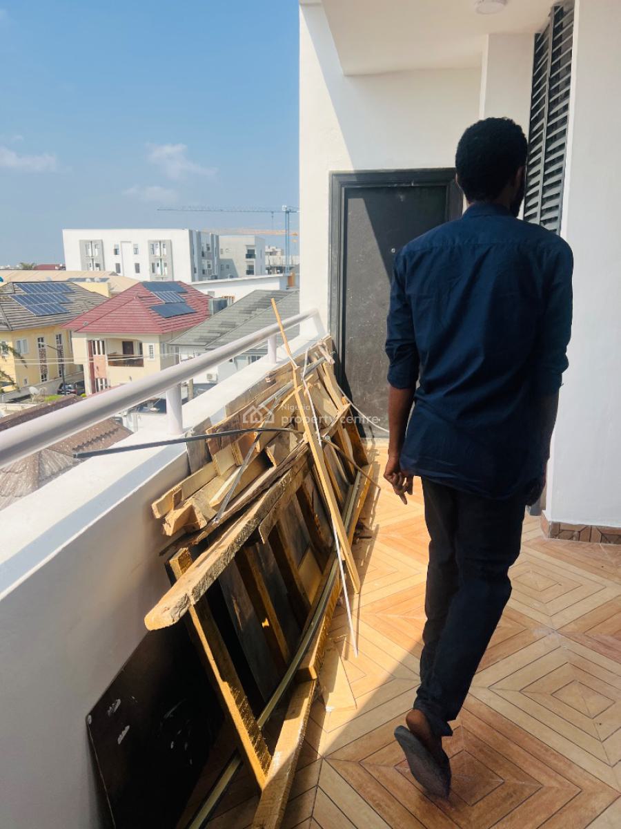 3 Bedroom Apartment Fully Serviced, with Bq and a Rooftop Pool, Lekki Phase 1, Lekki, Lagos, Flat / Apartment for Rent