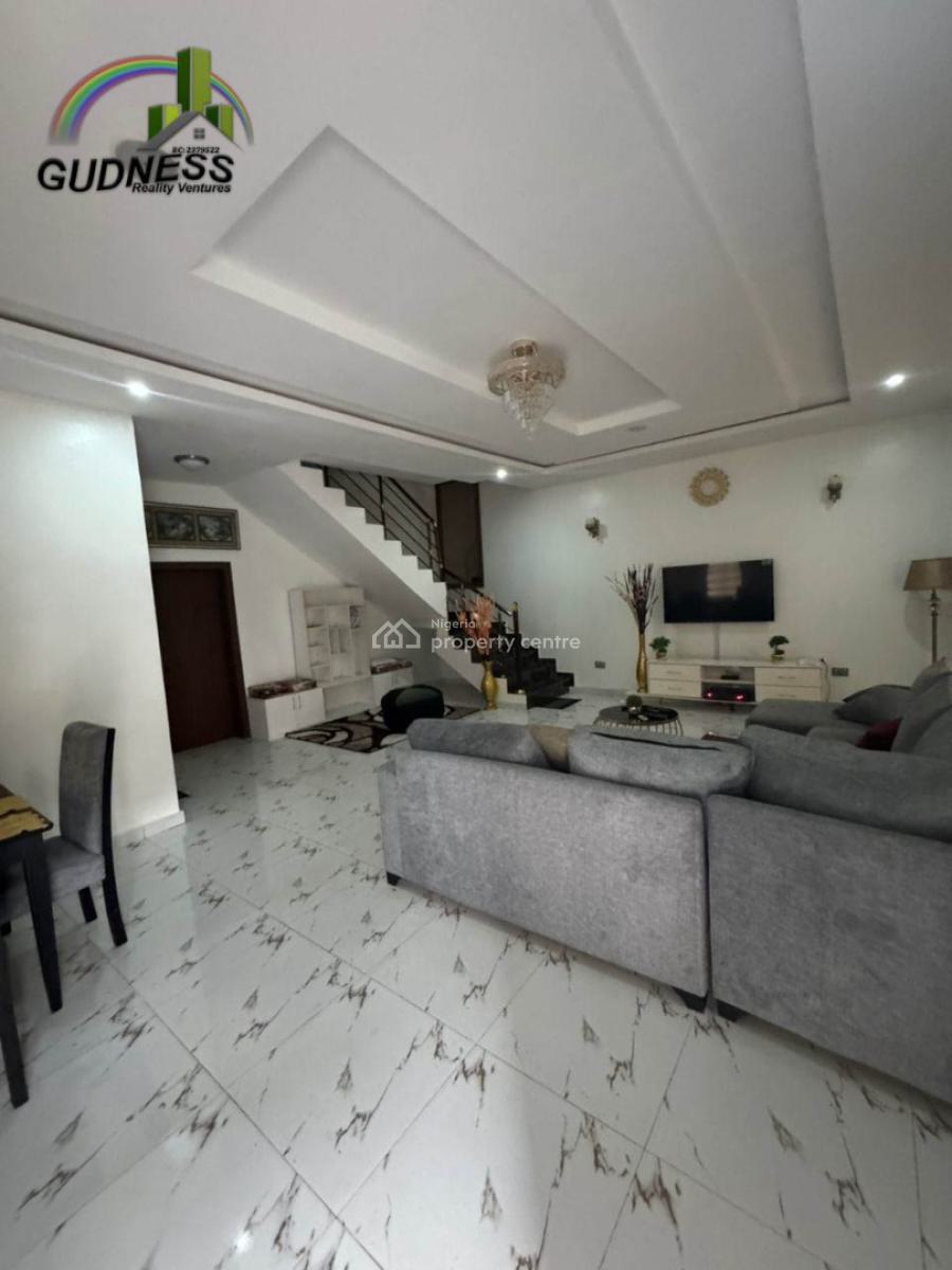 Luxurious Furnished 4 Bedroom Semi Detached Duplex., Ikota, Lekki, Lekki, Lagos, Detached Duplex for Rent