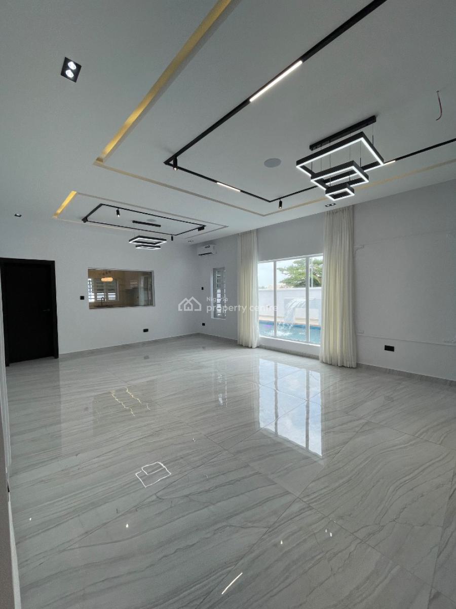 Luxurious, Satandard and Spacious Newly Built 5bed Mansion, Pool & Bq, Pinnock, Osapa, Lekki, Lagos, Detached Duplex for Sale
