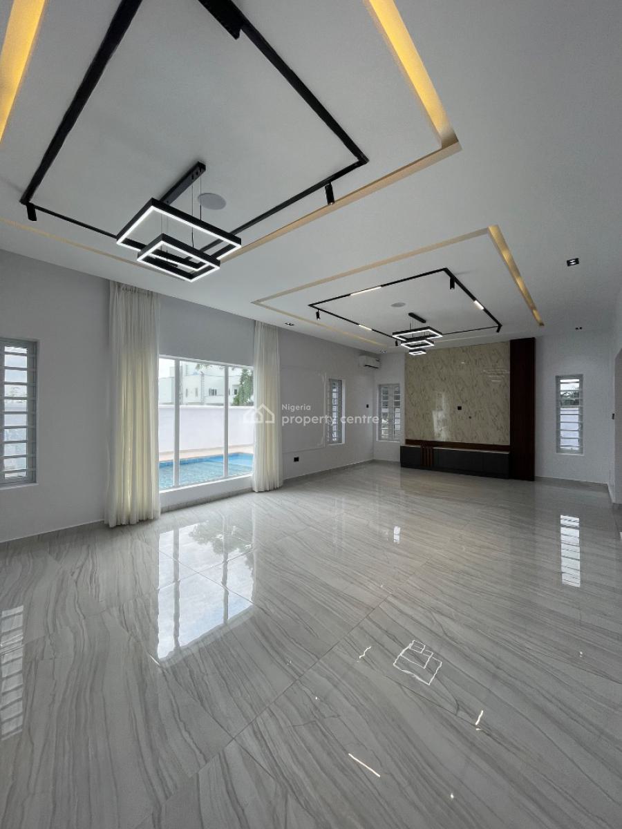 Luxurious, Satandard and Spacious Newly Built 5bed Mansion, Pool & Bq, Pinnock, Osapa, Lekki, Lagos, Detached Duplex for Sale