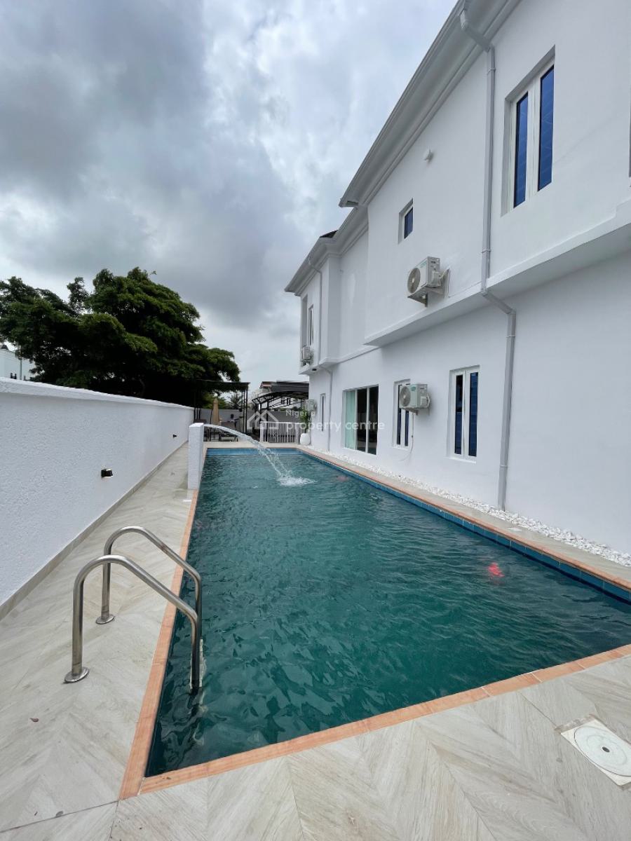 Luxurious, Satandard and Spacious Newly Built 5bed Mansion, Pool & Bq, Pinnock, Osapa, Lekki, Lagos, Detached Duplex for Sale