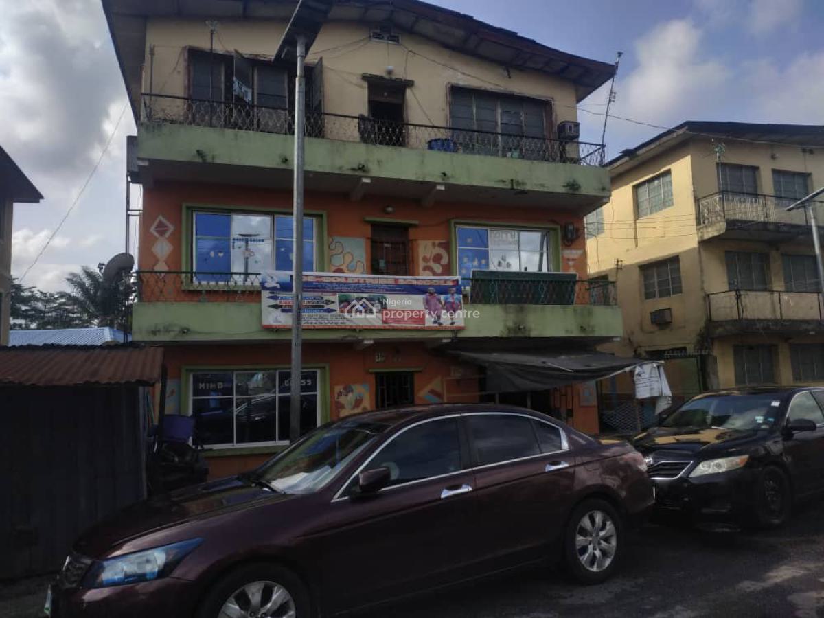 Fenced and Gated 2 Storey  Building with 6 Rooms Each  Floor, Lawani Street, Ojuelegba, Surulere, Lagos, House for Sale