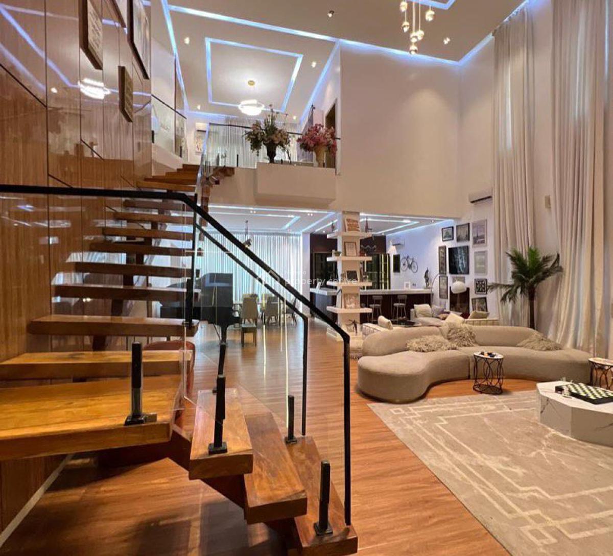 Fully Furnished Exclusive 5 Bedrooms Contemporary House!, Osapa Lekki, Osapa, Lekki, Lagos, Detached Duplex for Rent