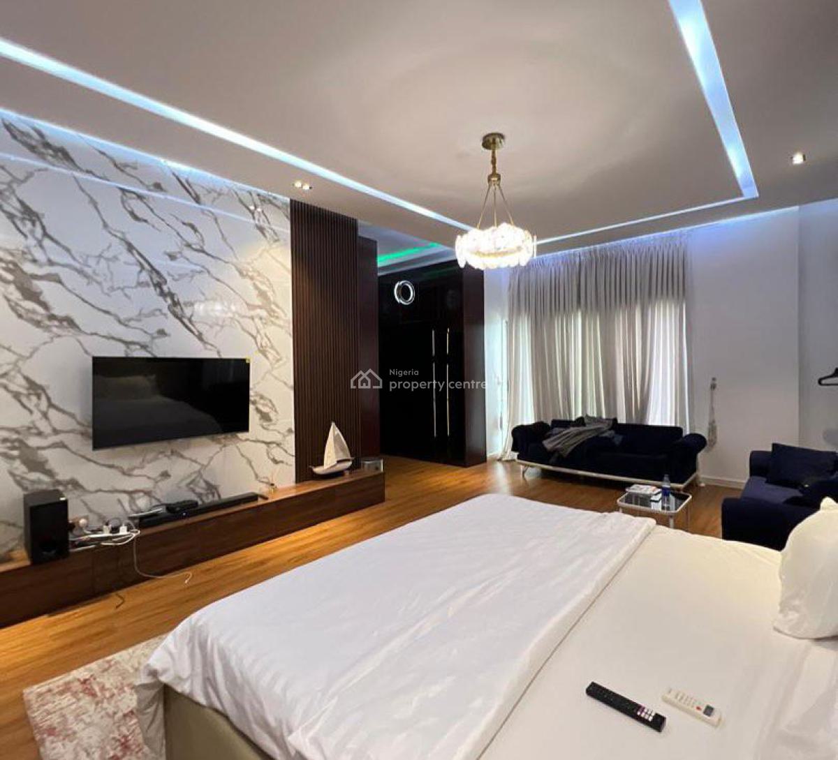 Fully Furnished Exclusive 5 Bedrooms Contemporary House!, Osapa Lekki, Osapa, Lekki, Lagos, Detached Duplex for Rent