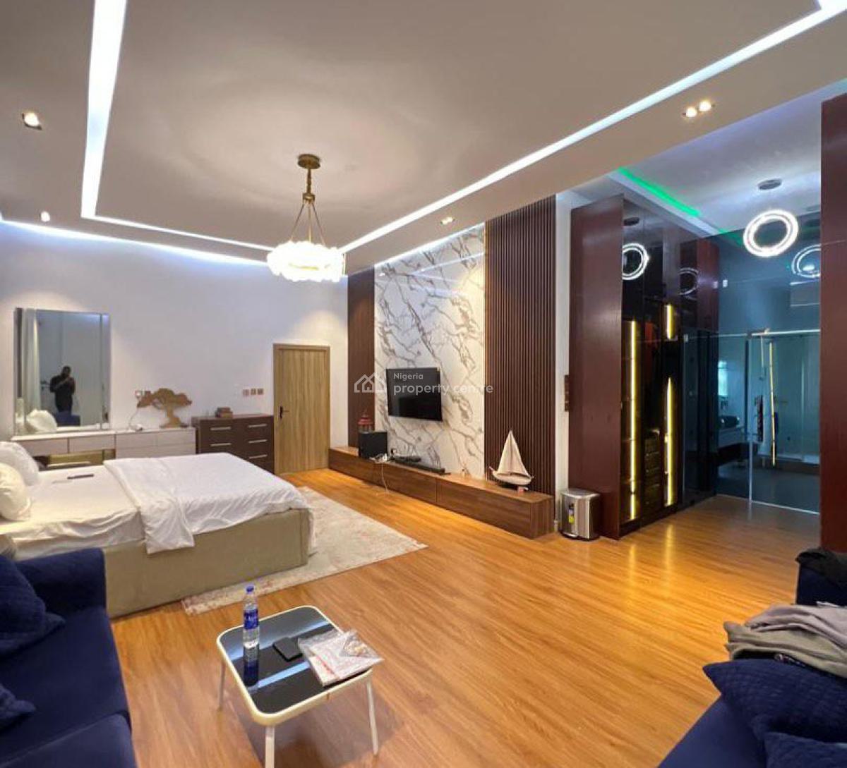 Fully Furnished Exclusive 5 Bedrooms Contemporary House!, Osapa Lekki, Osapa, Lekki, Lagos, Detached Duplex for Rent