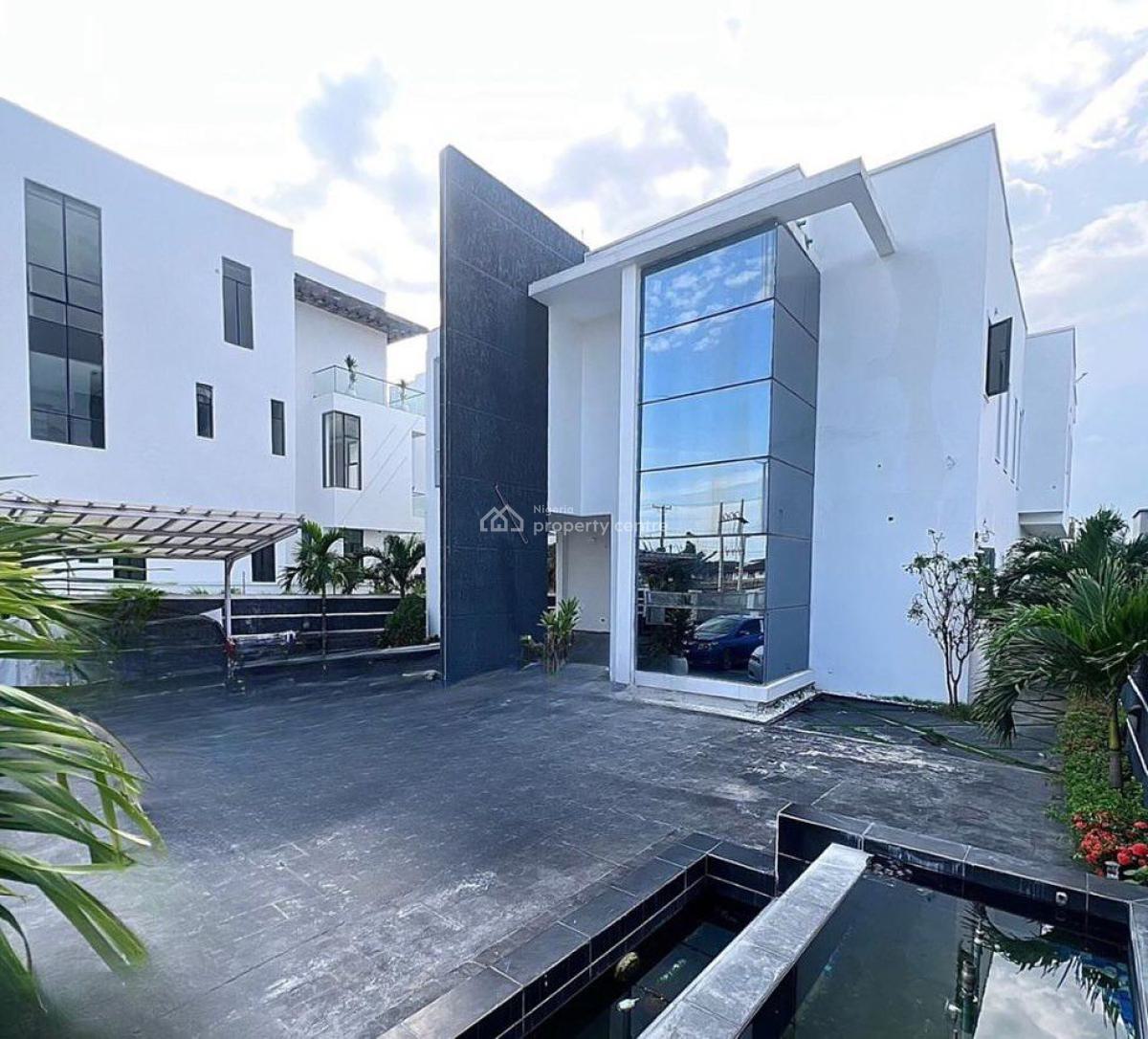 Fully Furnished Exclusive 5 Bedrooms Contemporary House!, Osapa Lekki, Osapa, Lekki, Lagos, Detached Duplex for Rent