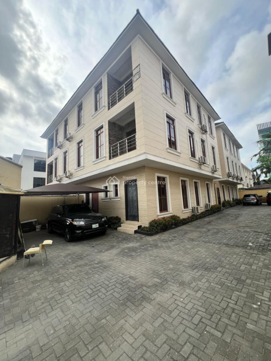 4 Bedroom Semi Detached Terrace, Ikoyi, Lagos, Terraced Duplex for Rent