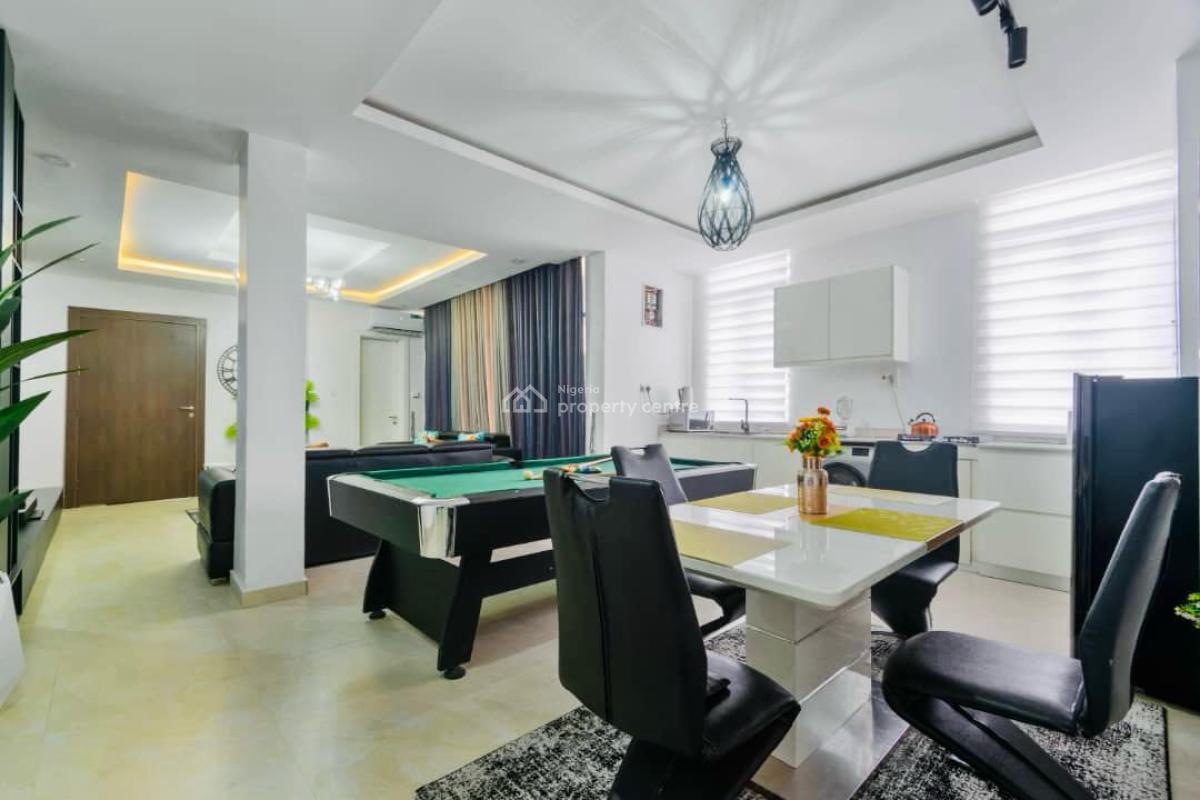 Fully Furnished Serviced with 24hrs Power, Swimming Pool, Gym, Off Durosimi Etti Street, Lekki Phase 1, Lekki, Lagos, Flat / Apartment for Rent