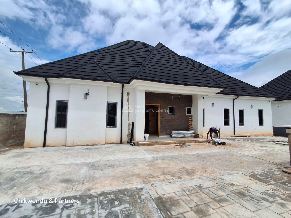 New Built 4-bedrooms Bungalow (all Ensuite), Residential Layout, Emene, Enugu, Enugu, Detached Bungalow for Sale