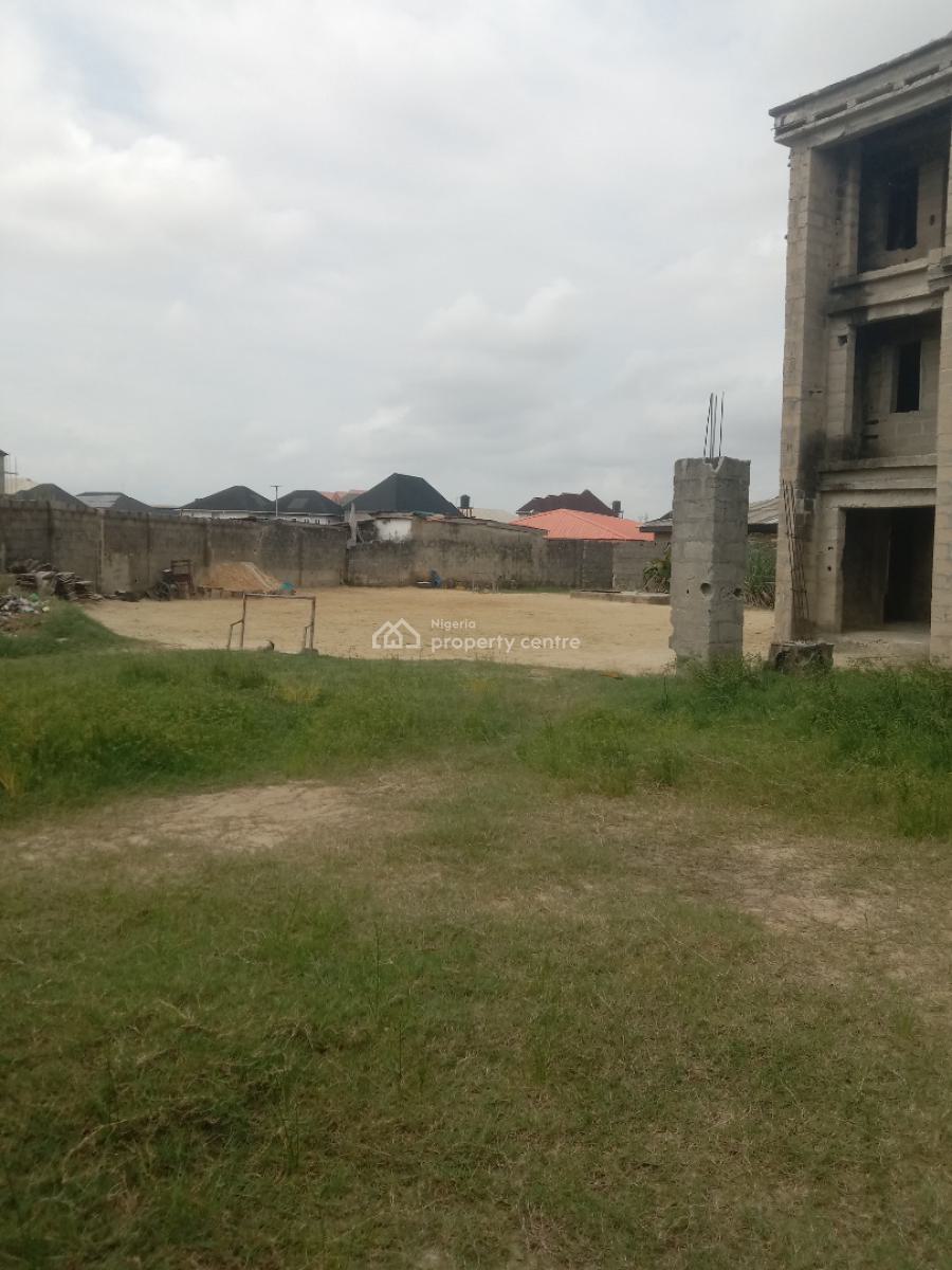2 Plots of Land with Structure of 2 Story Building, Badore, Ajah, Lagos, Mixed-use Land for Sale