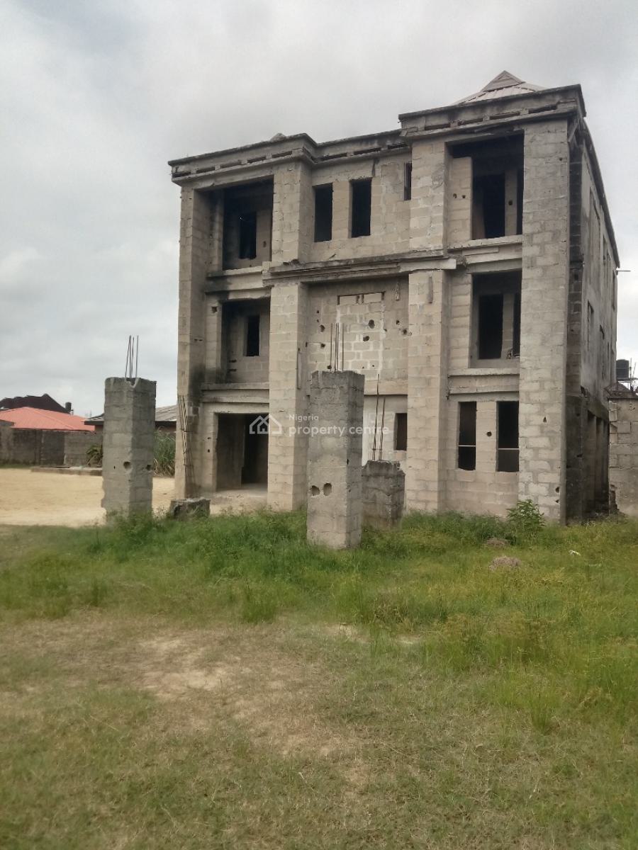 2 Plots of Land with Structure of 2 Story Building, Badore, Ajah, Lagos, Mixed-use Land for Sale