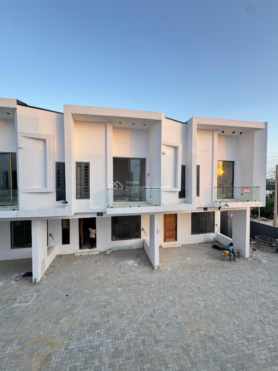 Fully Serviced 4 Bedroom Terrace  Duplex with Communal Pool, Extension, Vgc, Lekki, Lagos, Terraced Duplex for Sale