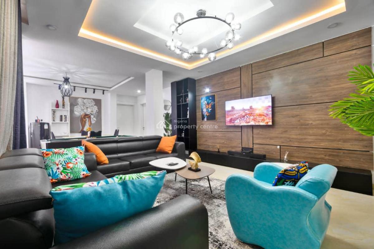 Executive Furnished 2 Bedroom Flat with 24 Hours Light and Modern Faci, Off Bisola Durosinmi Etti, Lekki Phase 1, Lekki, Lagos, Flat / Apartment for Rent