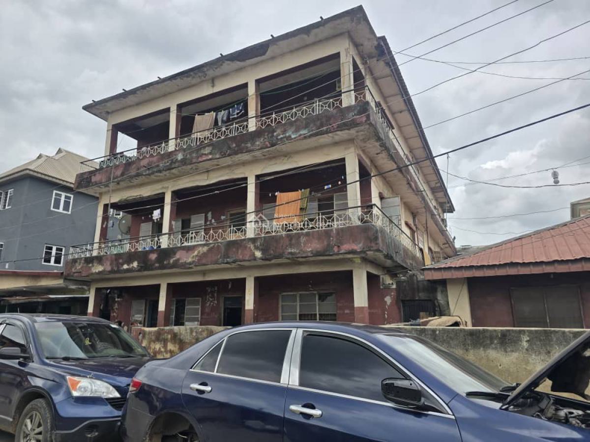 Demolishable 2 Storey Building with Bungalows, Iwaya, Yaba Lagos, Yaba, Lagos, House for Sale