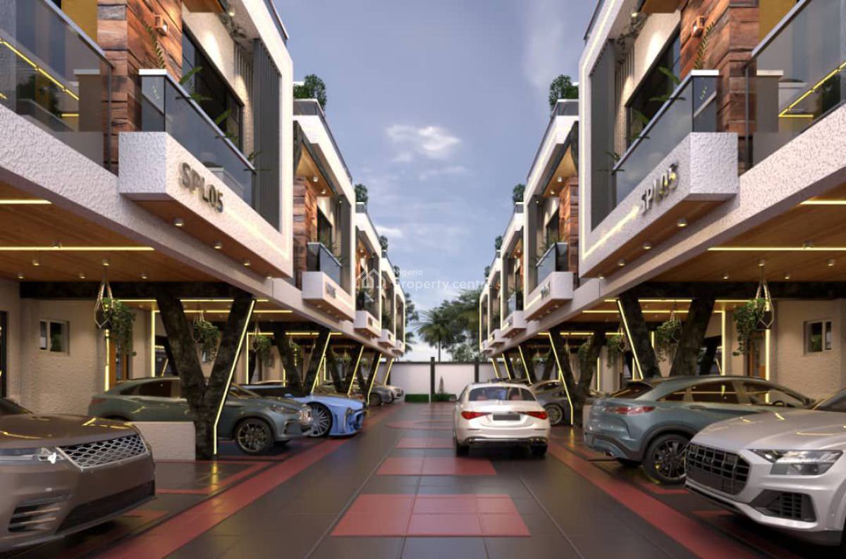 (off Plan) 4 Bedroom Terrace Duplex in Lekki Palm City, Ajah Lagos, Lekki Palm City, Ajah, Lagos, Terraced Duplex for Sale