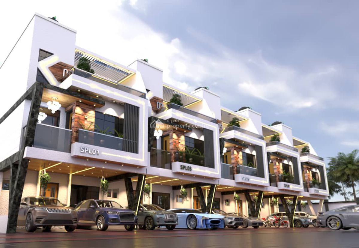 (off Plan) 4 Bedroom Terrace Duplex in Lekki Palm City, Ajah Lagos, Lekki Palm City, Ajah, Lagos, Terraced Duplex for Sale