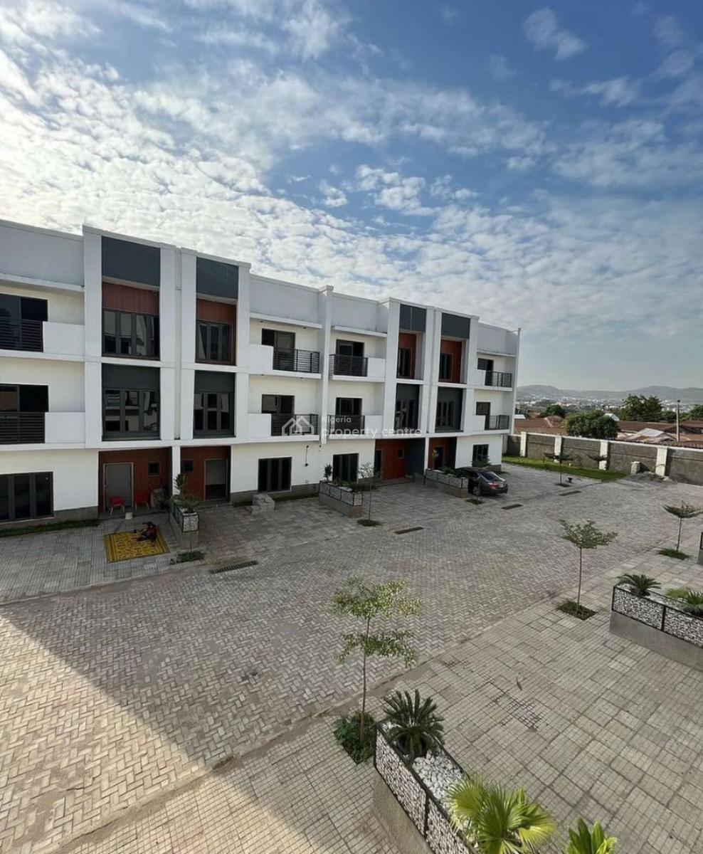 4 Bedroom Terrace Duplex with Bq, Kado, Abuja, Terraced Duplex for Rent