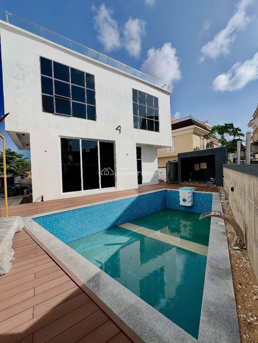 Massive 5 Bedroom Detached Duplex with Pool, Gym, Cinema and Gazebo, Osapa London, Osapa, Lekki, Lagos, Detached Duplex for Sale