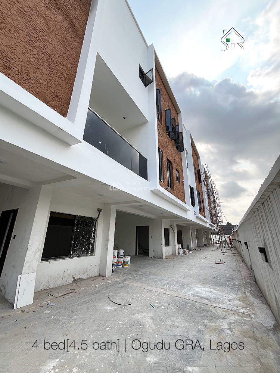 Deluxe 4 Bed Terraced Duplex with Bq, Gra, Ogudu, Lagos, Terraced Duplex for Sale