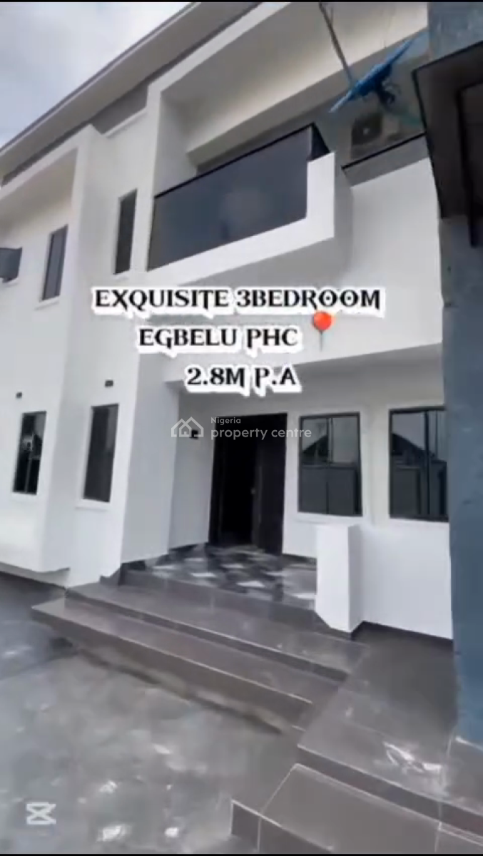 Standard 3 Bedroom Apartment, Ada George, Port Harcourt, Rivers, Flat / Apartment for Rent