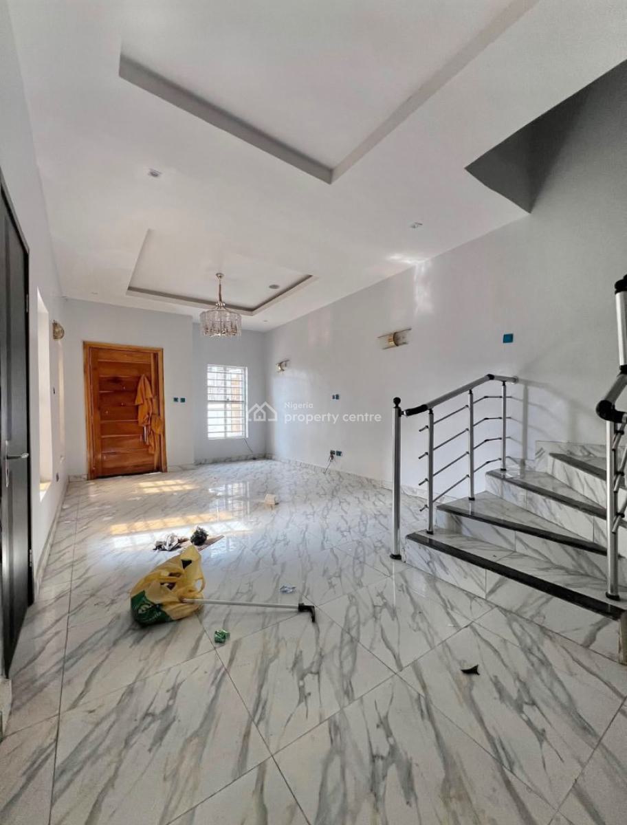 Well Built Self Serviced 4 Bedroom Terrace Duplex with Bq, Osapa, Lekki, Lagos, Semi-detached Duplex for Rent
