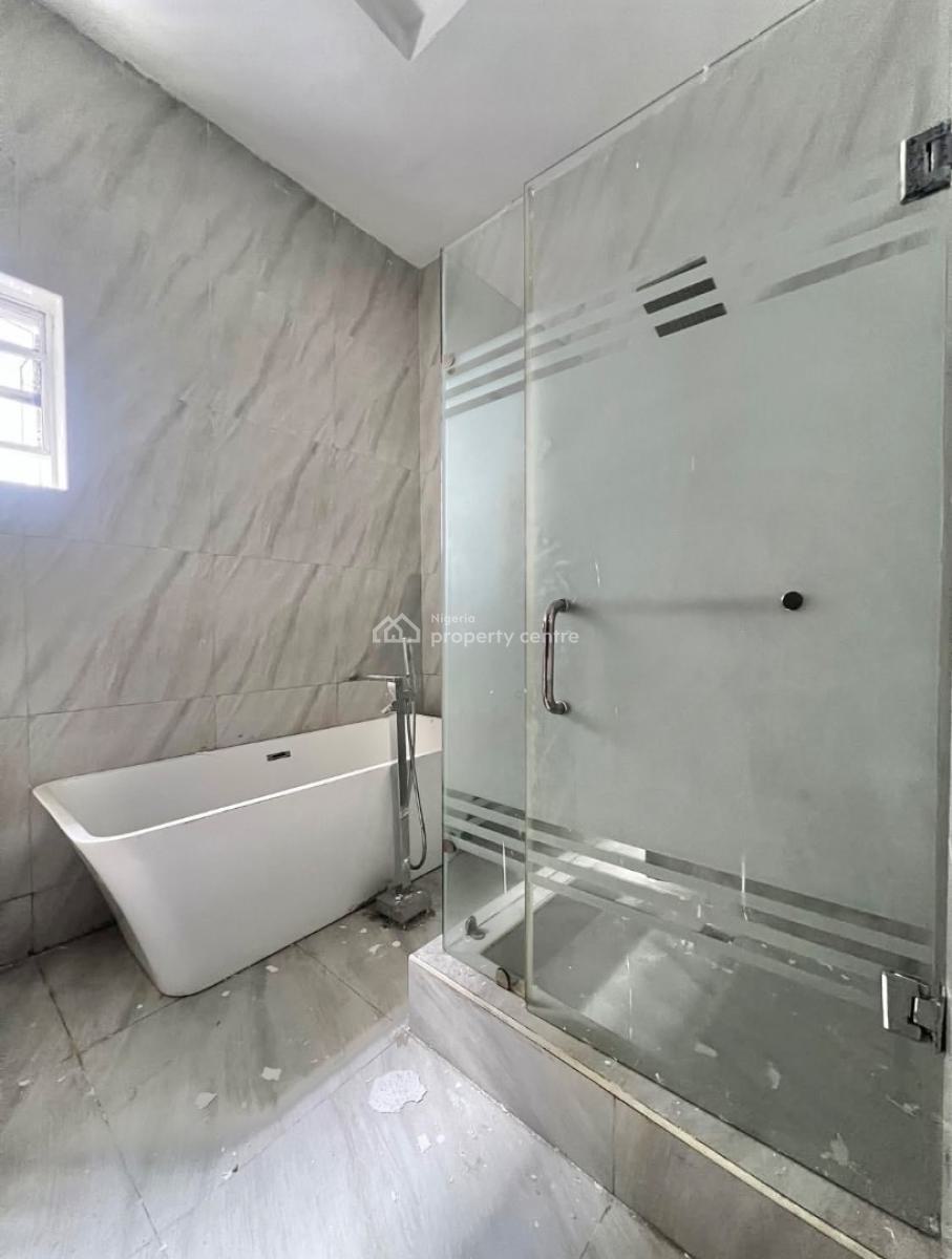 Well Built Self Serviced 4 Bedroom Terrace Duplex with Bq, Osapa, Lekki, Lagos, Semi-detached Duplex for Rent