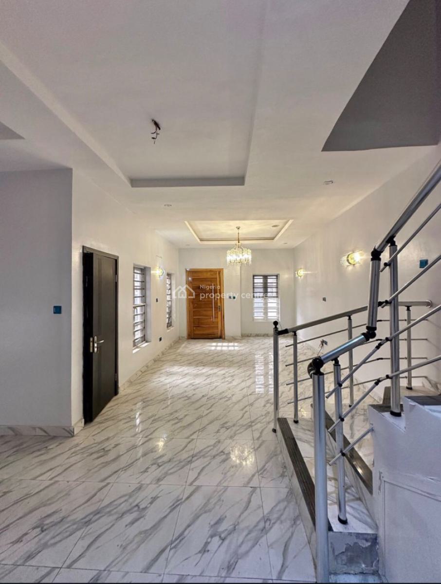Well Built Self Serviced 4 Bedroom Terrace Duplex with Bq, Osapa, Lekki, Lagos, Semi-detached Duplex for Rent