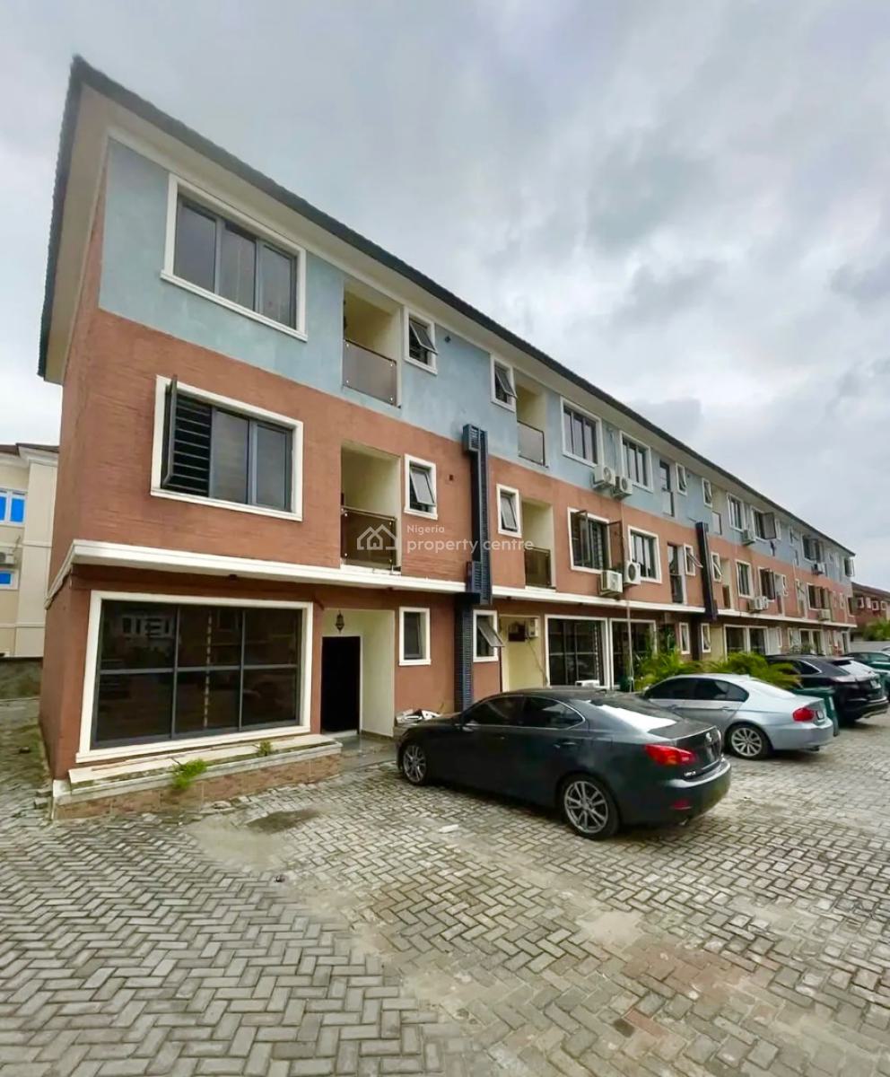 Well Built 4 Bedroom Terrace Duplex with Bq, Osapa, Lekki, Lagos, Terraced Duplex for Rent