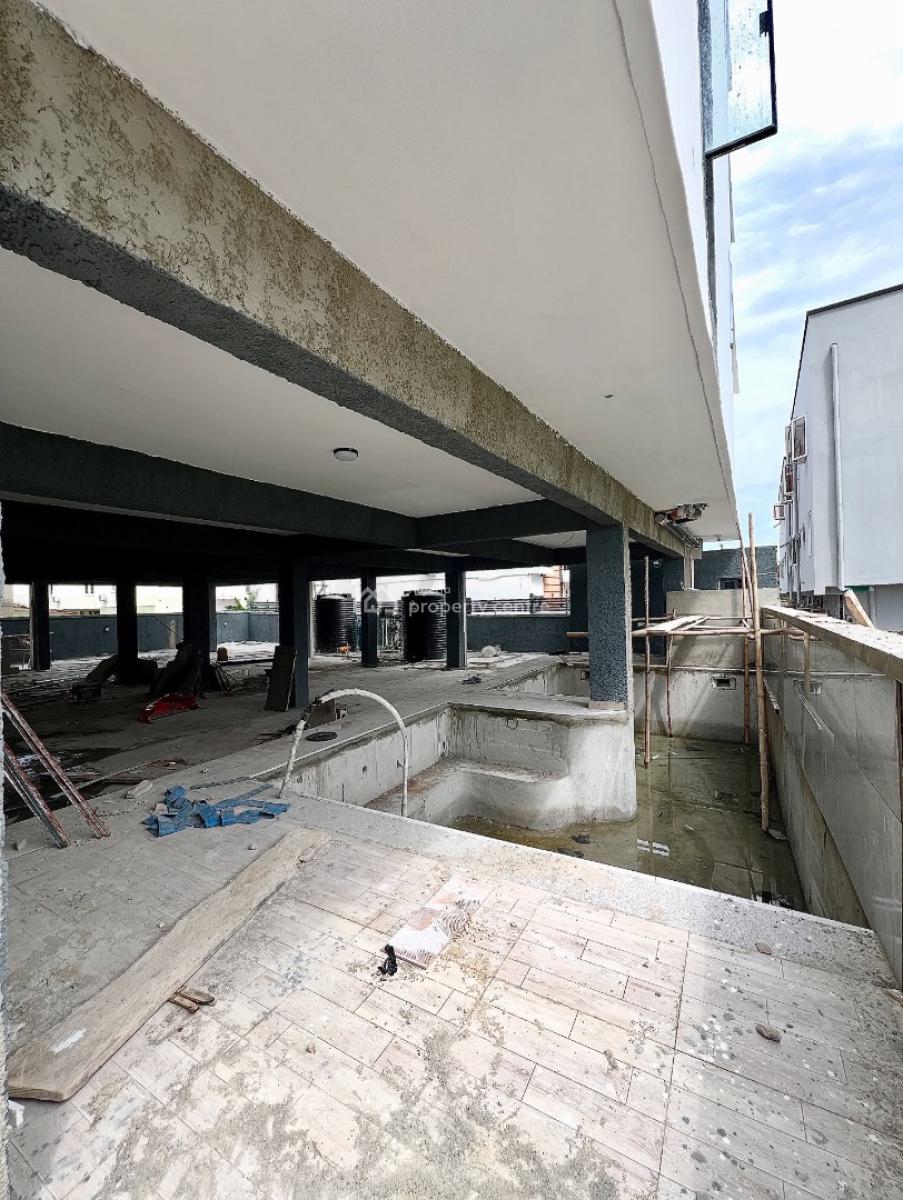 Lovely 2 Bedroom Apartment with Elevator and Swimming Pool, Ikate, Lekki, Lagos, Block of Flats for Sale